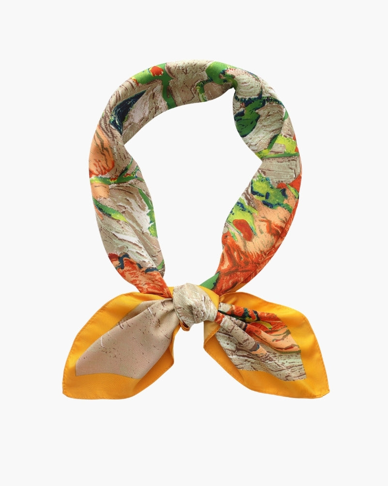 Foulard Donna Twill Seta Morbido Artigianale