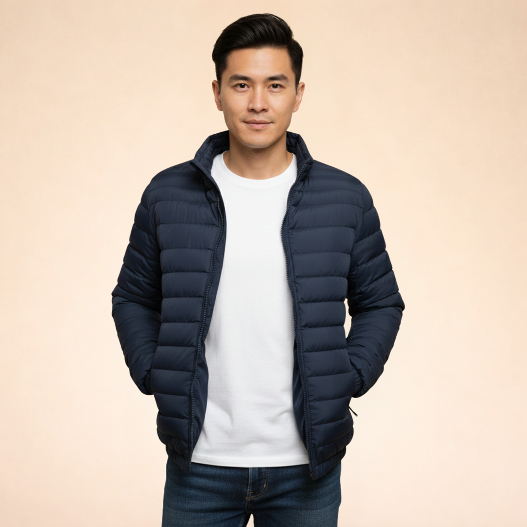 Piumino Uomo Leggero Imbottitura Morbida Slim Fit