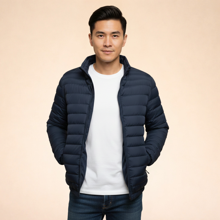Piumino Uomo Leggero Imbottitura Morbida Slim Fit