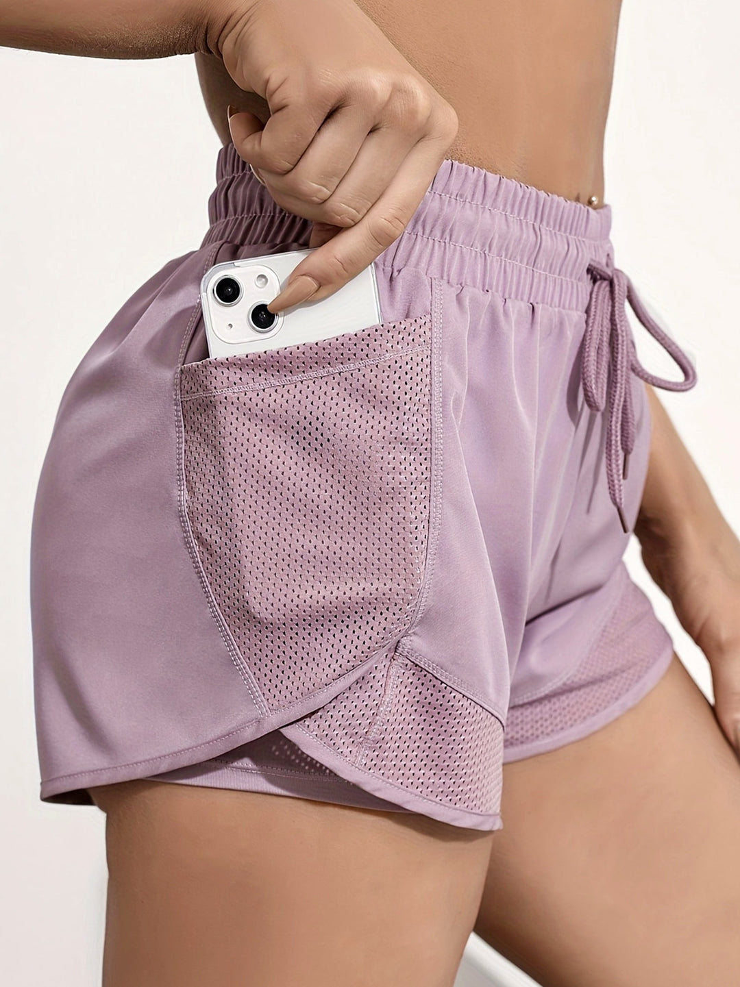 Pantaloncini Donna Sportivi Tessuto Tecnico Vestibilità Slim - Vesarelli