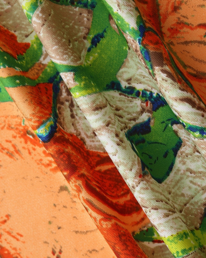 Foulard Donna Twill Seta Morbido Artigianale