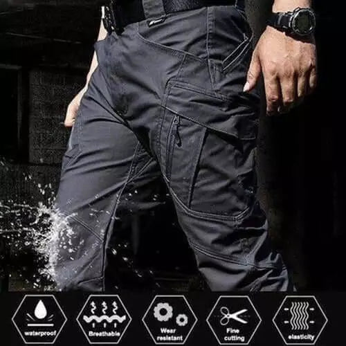 Pantaloni Uomo Tattici Resistenti Funzionali Vestibilità Comoda