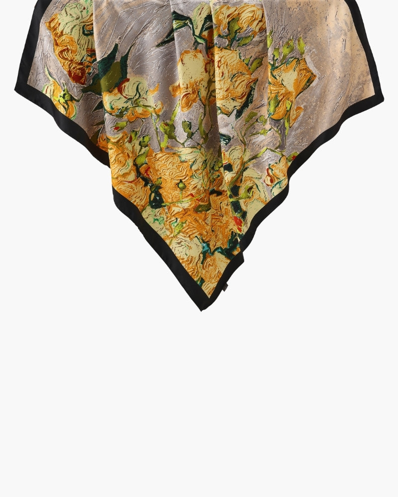 Foulard Donna Twill Seta Morbido Artigianale