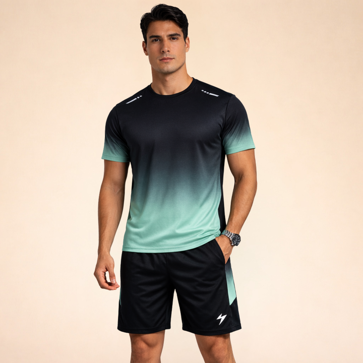Set Sportivo Uomo Tessuto Tecnico Vestibilità Comoda