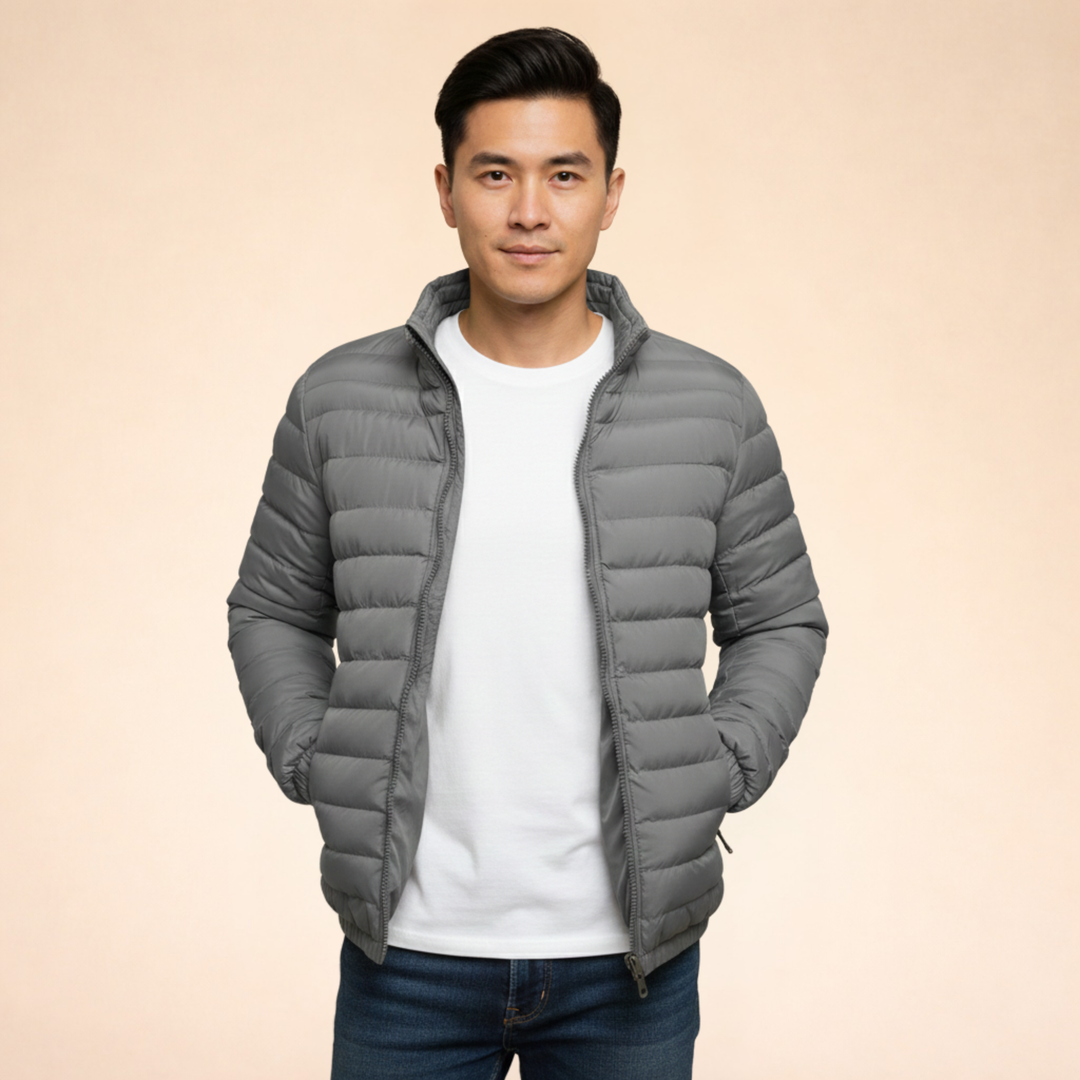 Piumino Uomo Leggero Imbottitura Morbida Slim Fit