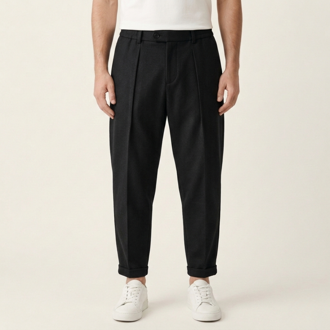 Pantaloni Uomo Versatili Taglio Classico Elegante