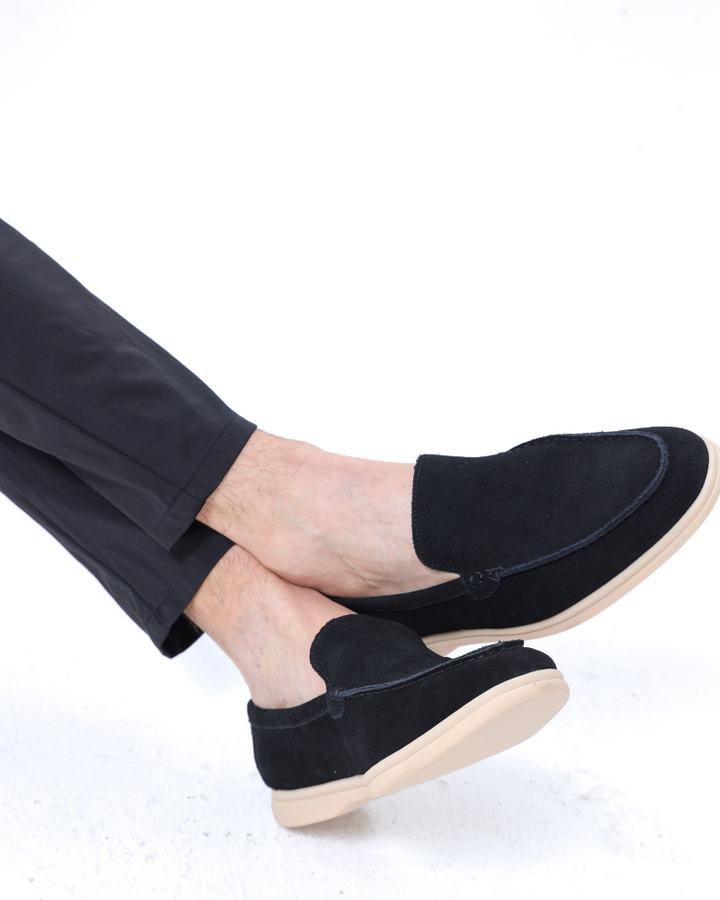 Mocassini Uomo in Pelle Scamosciata Classici Eleganti