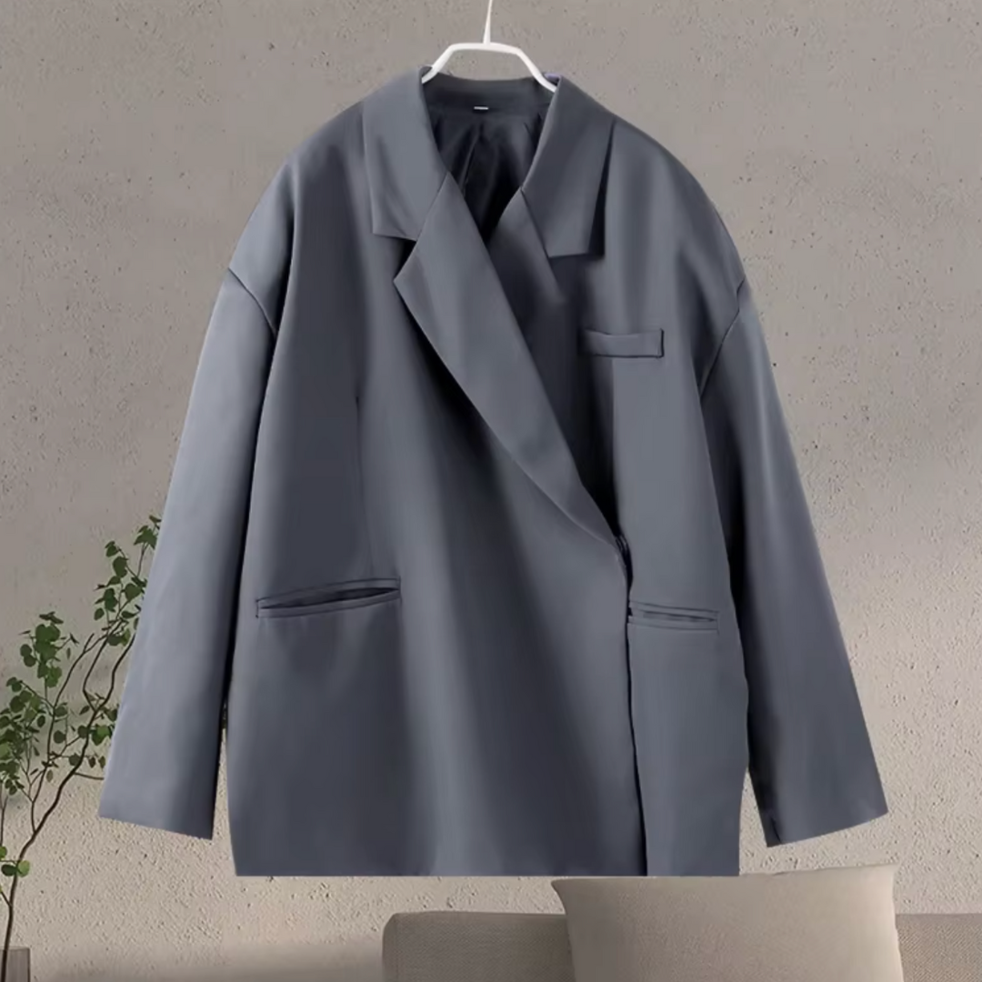Blazer Donna Taglio Oversize Manica Lunga