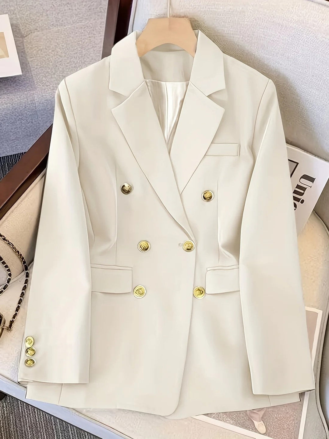 Blazer Donna Sottile Elegante con Bottoni Classico