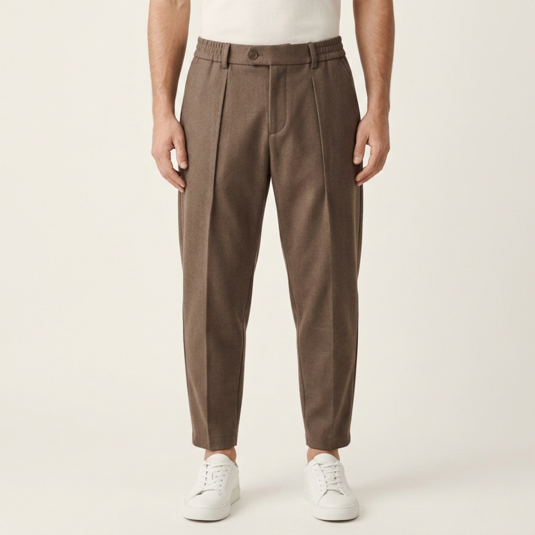 Pantaloni Uomo Versatili Taglio Classico Elegante