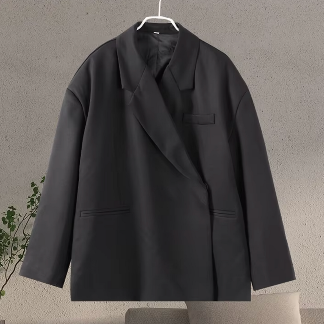 Blazer Donna Taglio Oversize Manica Lunga