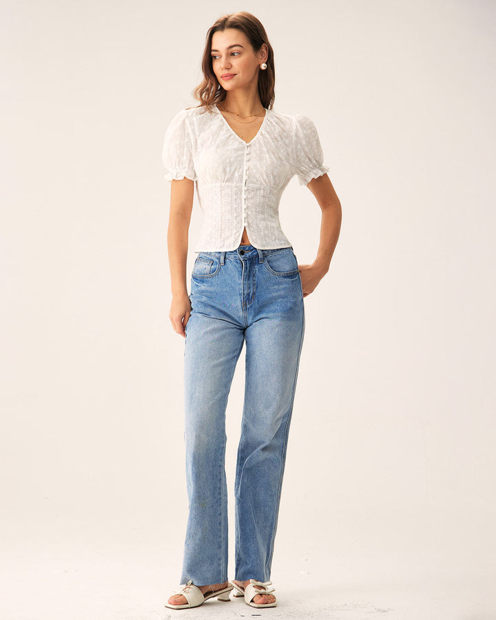 T-shirt Donna Cotone Stampa Floreale Regular Fit
