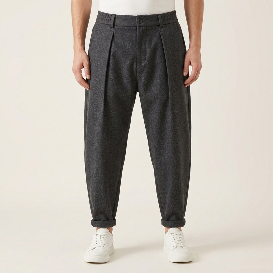 Pantaloni Uomo Versatili Taglio Classico Elegante