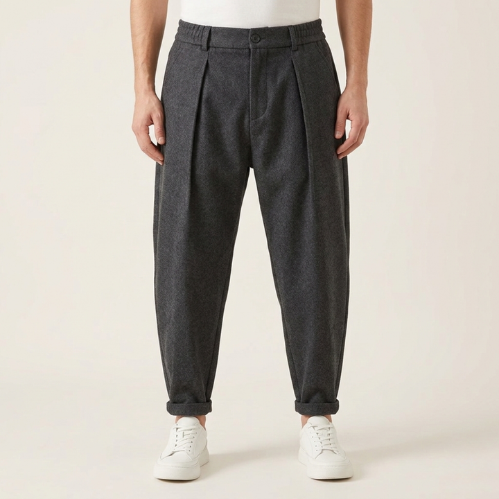 Pantaloni Uomo Versatili Taglio Classico Elegante