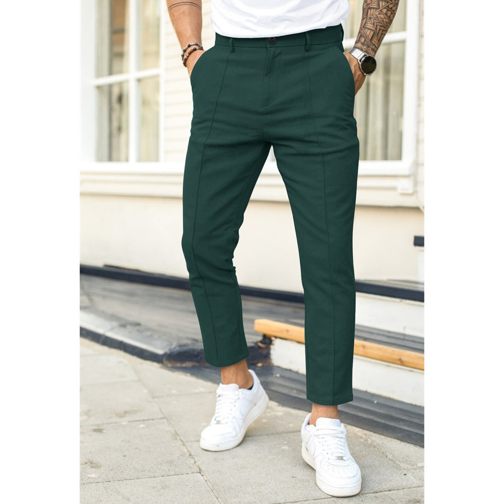 Pantaloni Uomo Eleganti Modern Fit Traspiranti Comfort