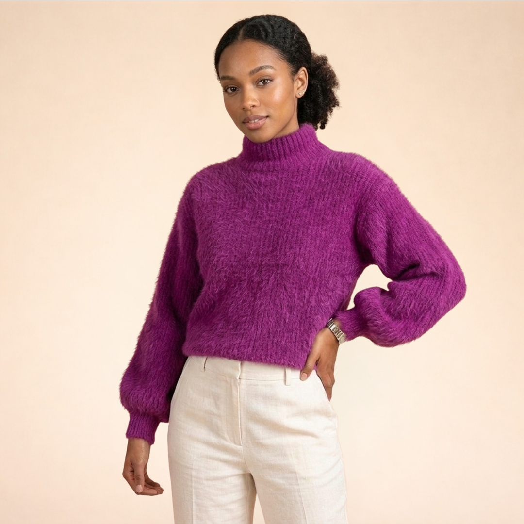 Maglione Donna Morbido Elegante Girocollo