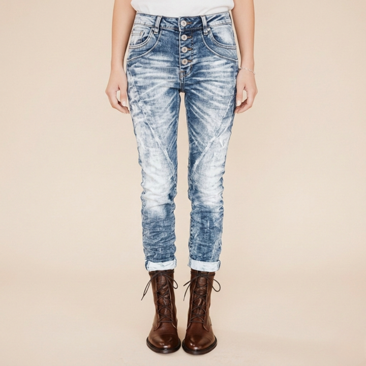 Pantaloni Donna Elasticizzati Vestibilità Slim