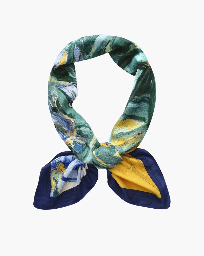 Foulard Donna Twill Seta Morbido Artigianale