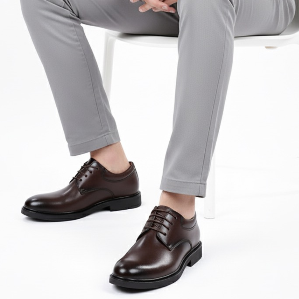 Scarpa Uomo Rialzante Pelle Elegante Classica