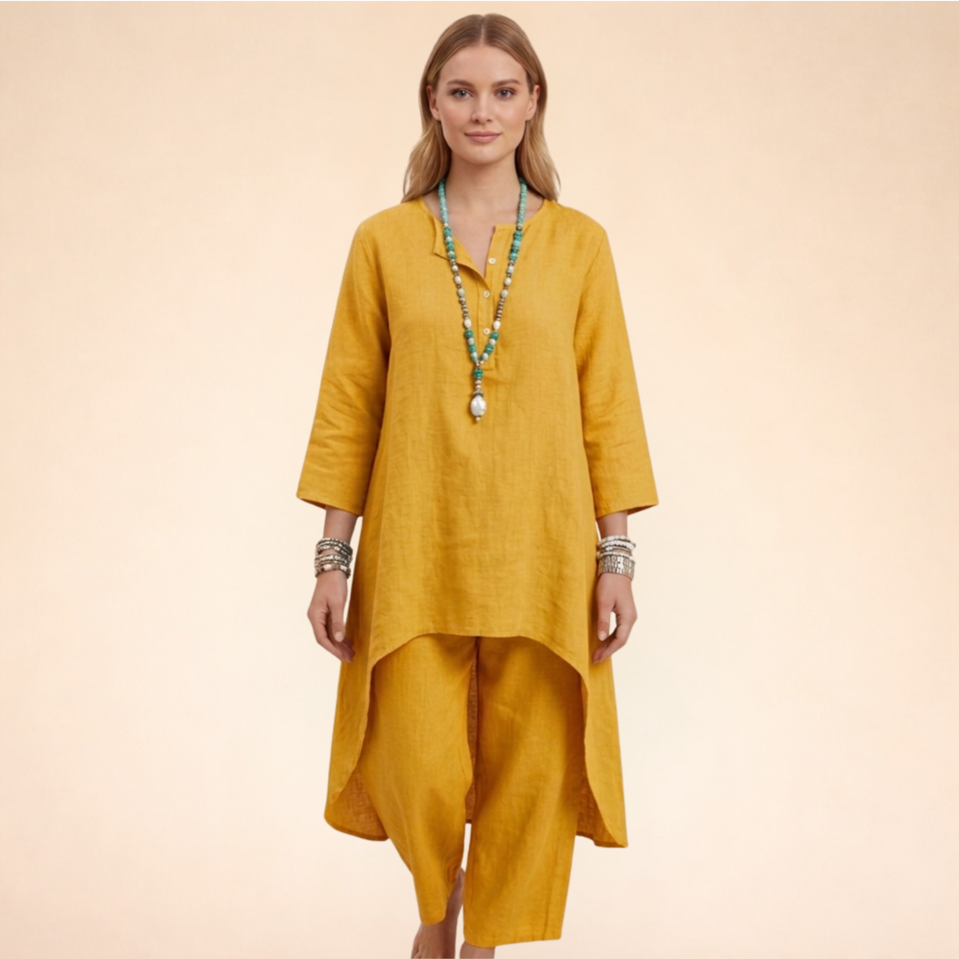 Set Elegante Donna Tessuto Traspirante