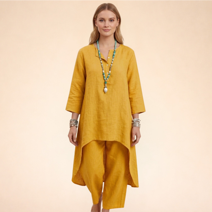 Set Elegante Donna Tessuto Traspirante