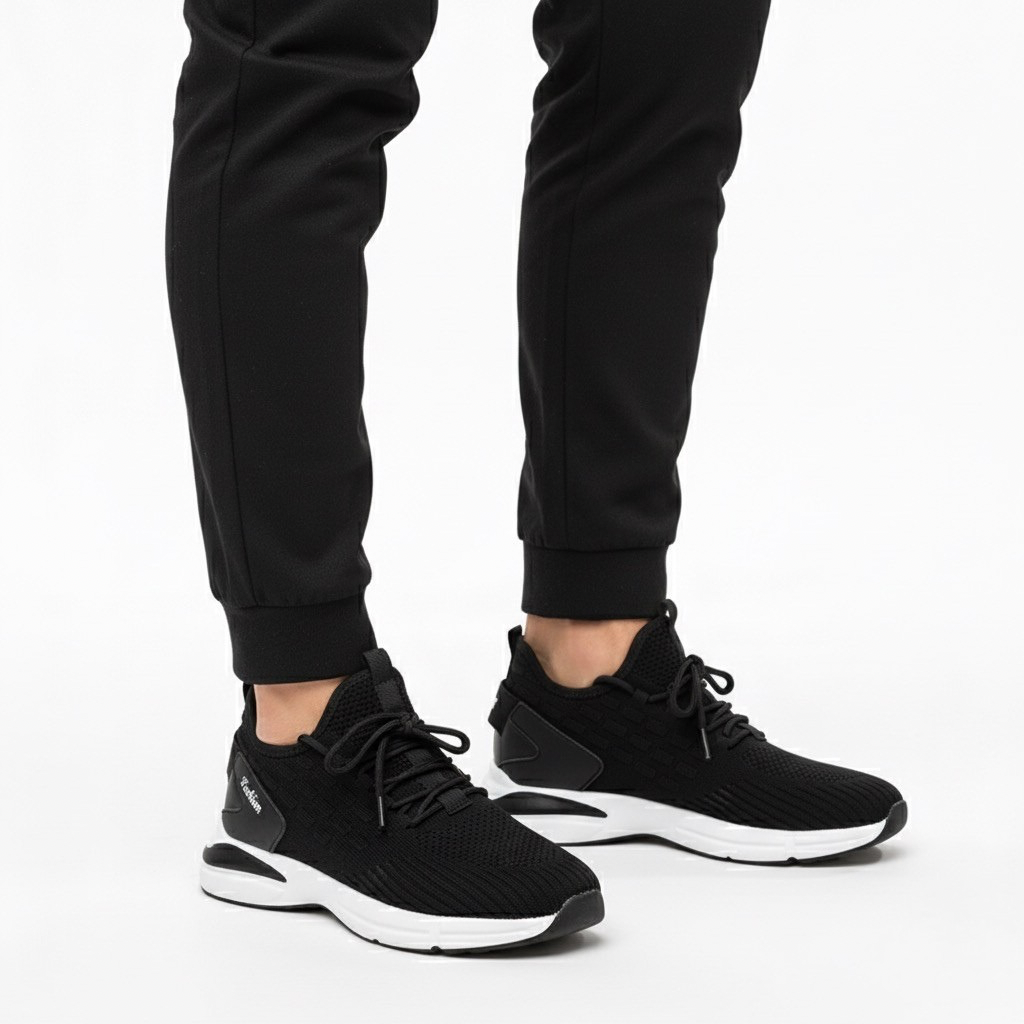 Sneakers Uomo Traspiranti Comfort Rialzate Quotidiane