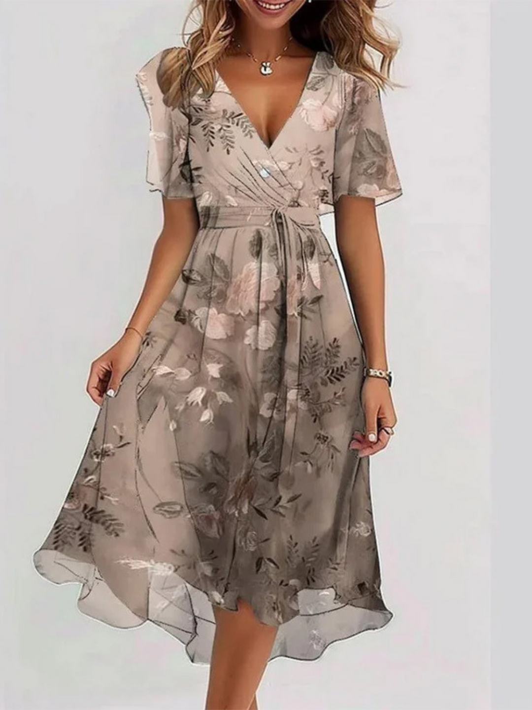 Abito Estivo Donna Modellante Copertura Addome Linea Fresca - Vesarelli