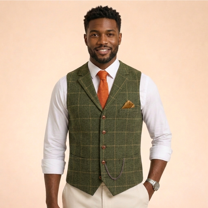 Gilet Uomo Elegante Senza Maniche Comodo