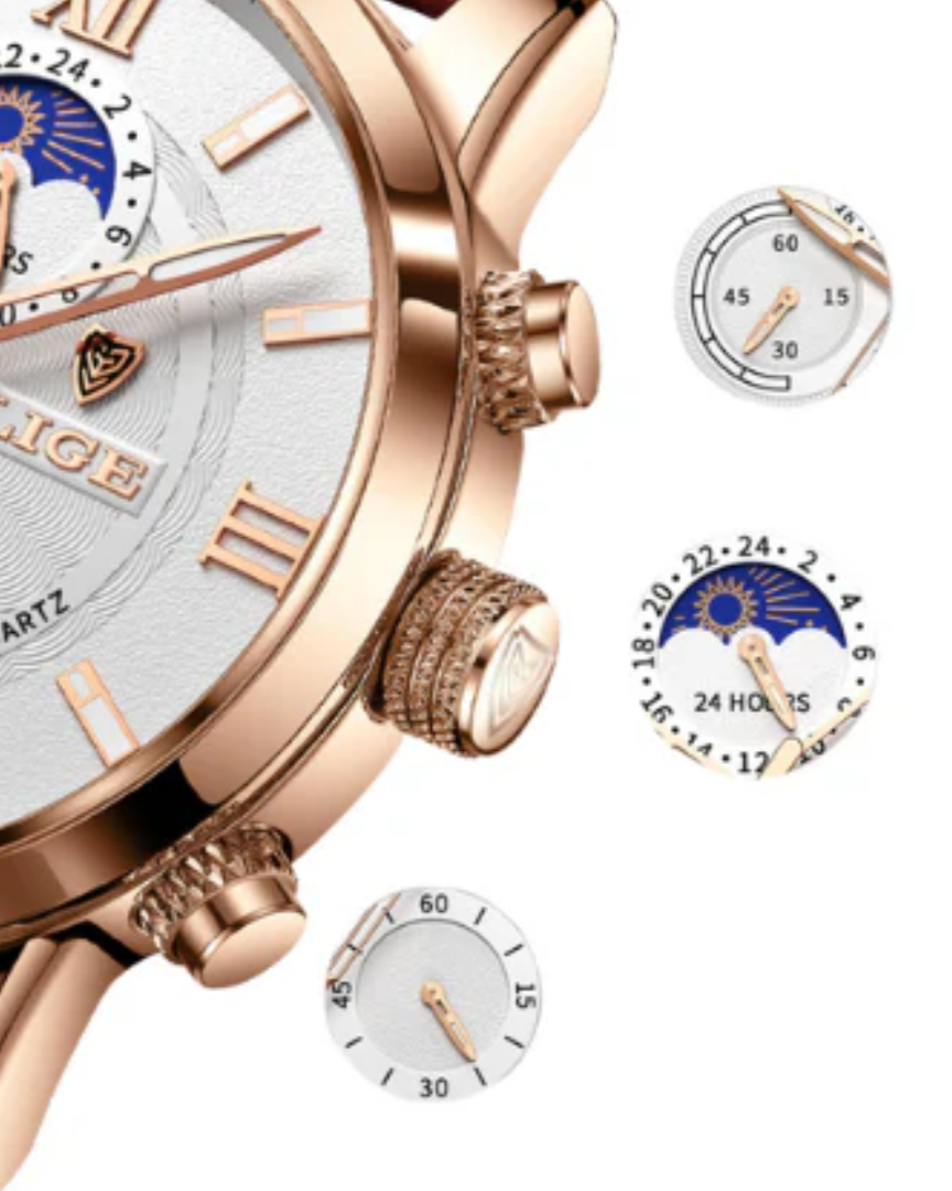Orologio Uomo Classico Impermeabile Stile Elegante