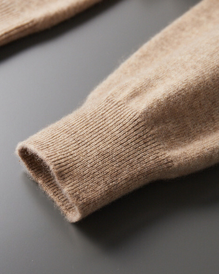 Felpa Uomo in Cashmere Puro Vestibilità Comfort