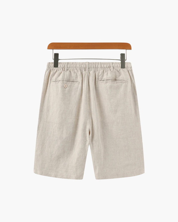 Pantaloni Corti Uomo in Lino Comfort Estivo Essenziale
