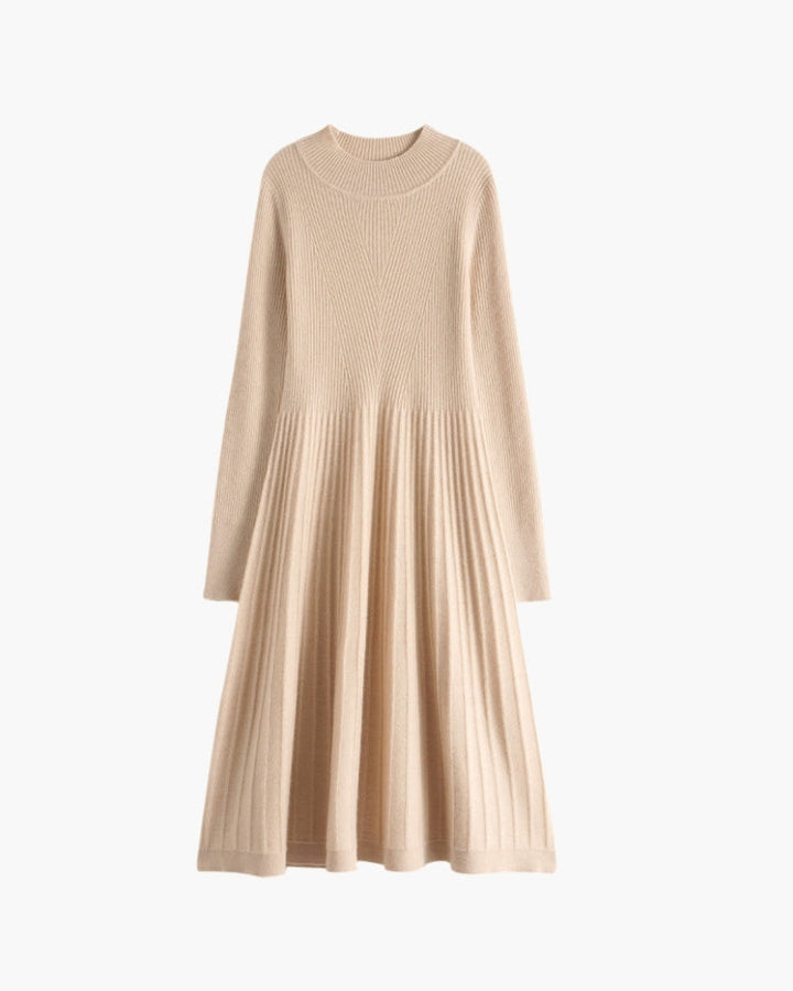 Abito Flare Donna in Cashmere Puro Maglia Morbida