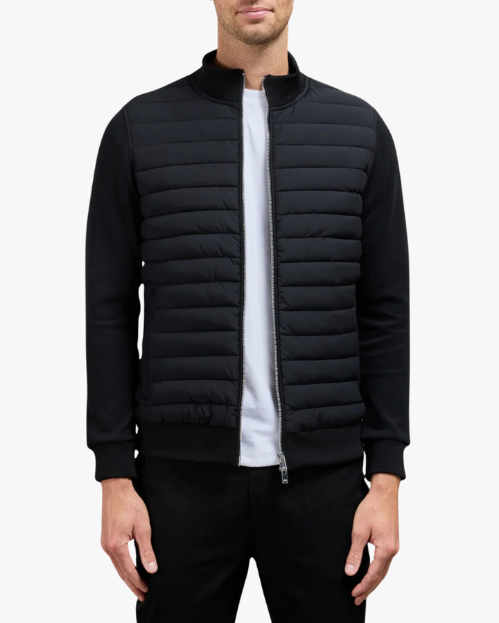 Giacca Ibrida Uomo Tessuto Tecnico Vestibilità Comfort