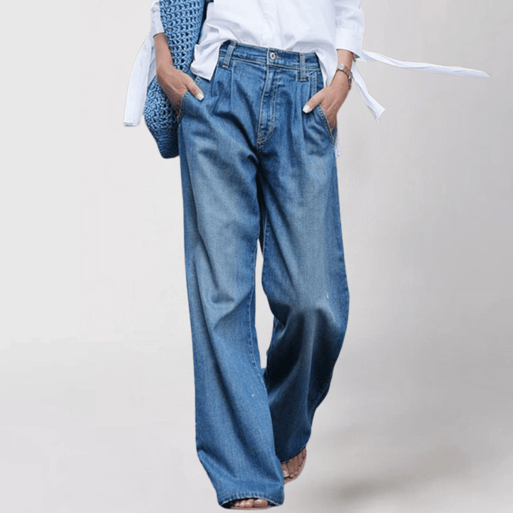 Jeans Donna Casual Vita Alta Aderenti - Vesarelli