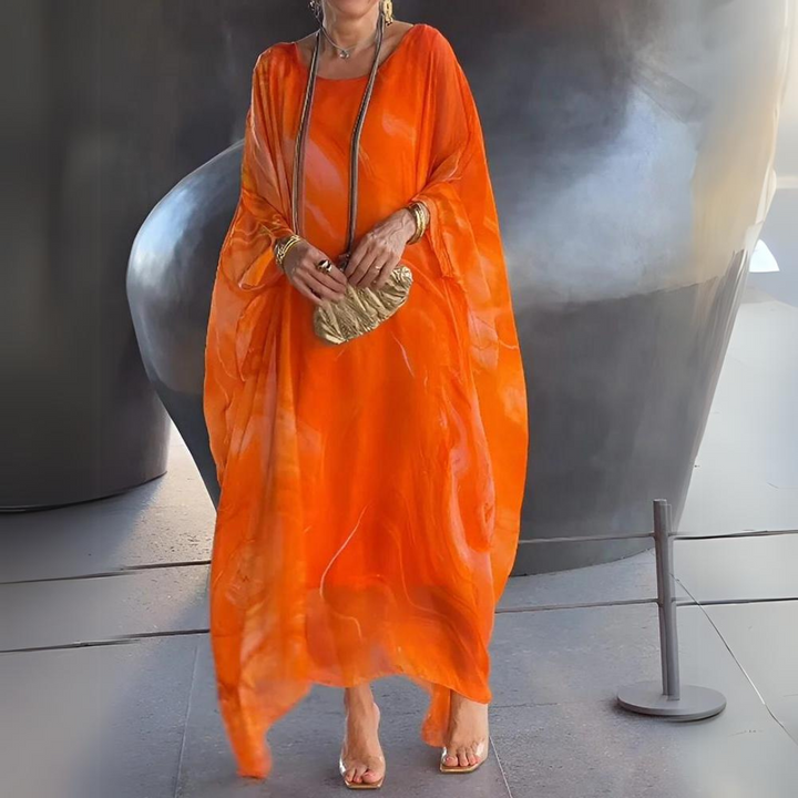 Abito Donna in Seta e Chiffon Elegante