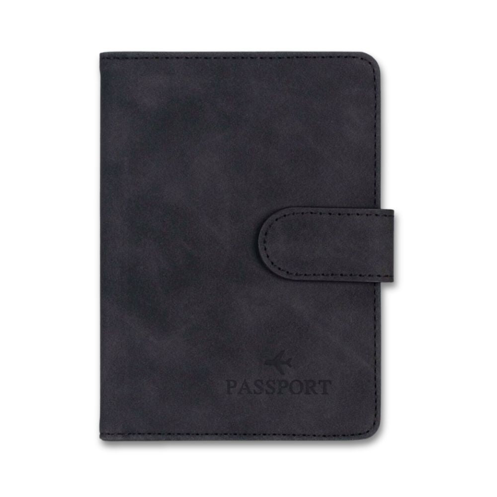 Portafoglio Porta Passaporto Uomo Antifurto Design Elegante - Vesarelli