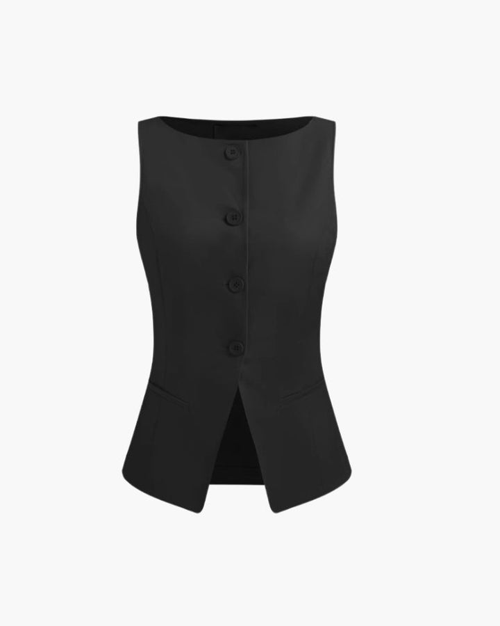 Gilet Uomo Sartoriale Elasticizzato Senza Maniche