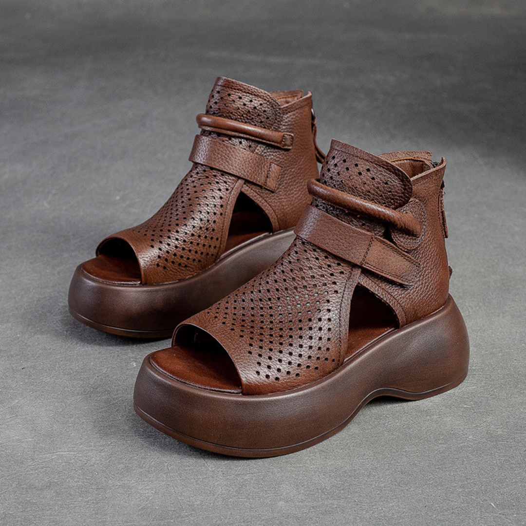 Sandali Donna Estivi Suola Morbida Plateau Comodi Casual - Vesarelli