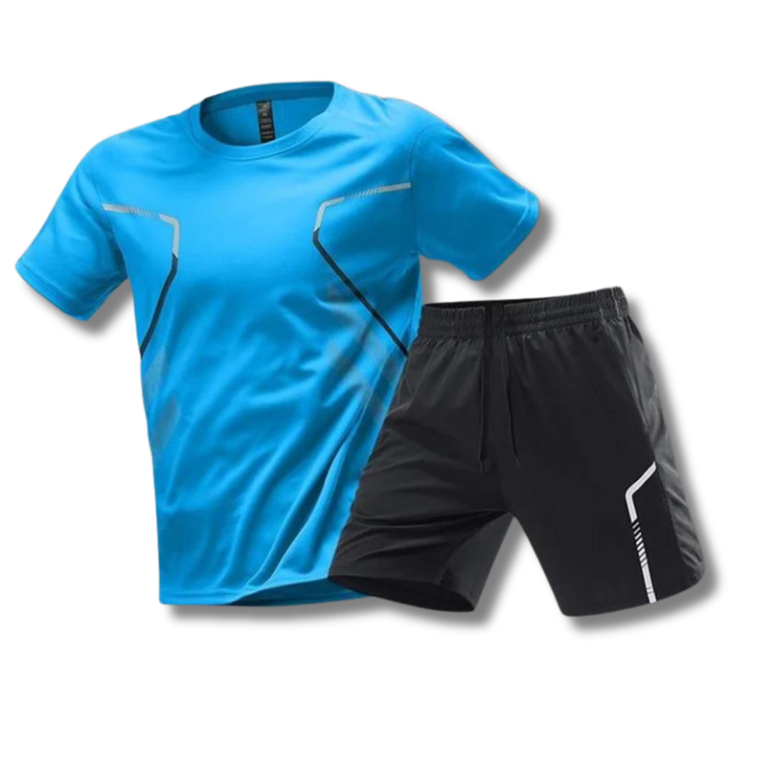 Abbigliamento Sportivo Uomo Tessuto Traspirante Vestibilità Estiva