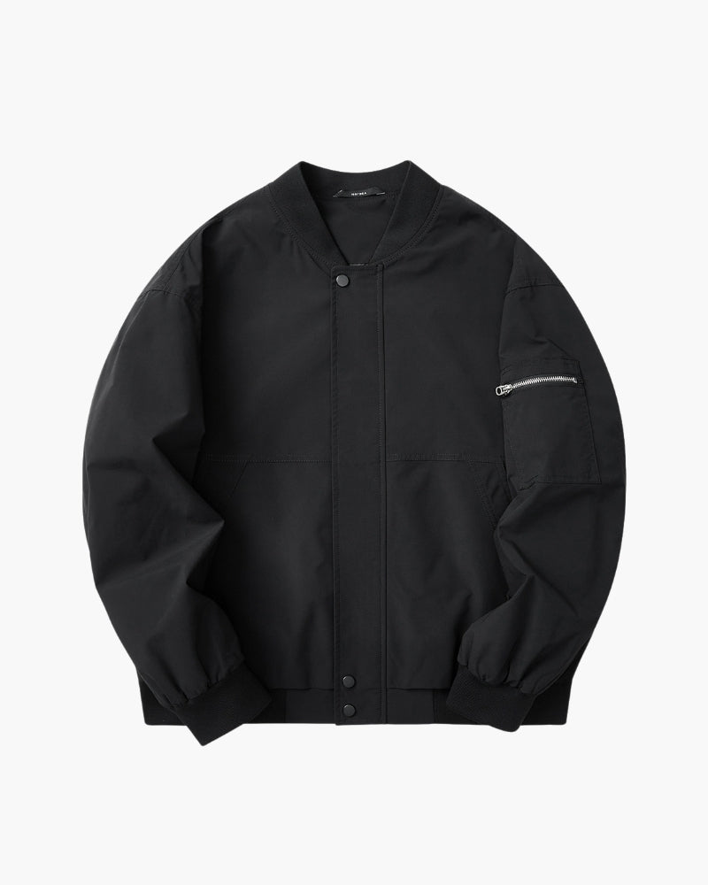 Giacca Bomber Uomo Tessuto Leggero Vestibilità Comfort