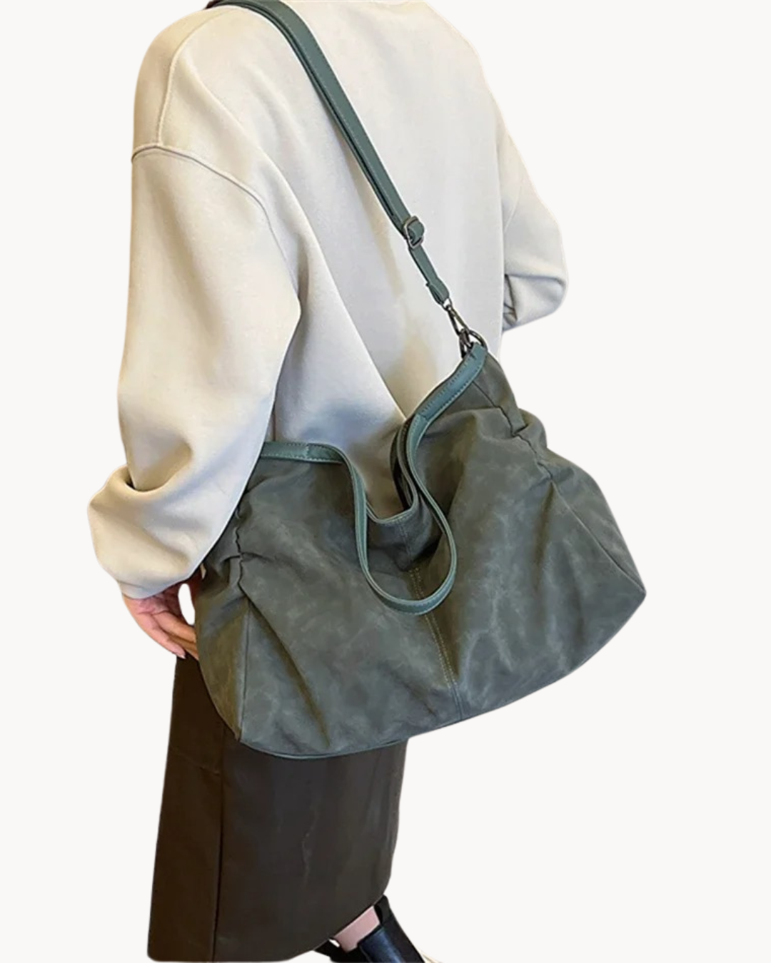Borsa Tote Donna in Pelle Grande Spaziosa Versatile