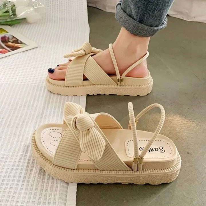 Sandali Donna con Piattaforma Sostegno e Tacco Alto