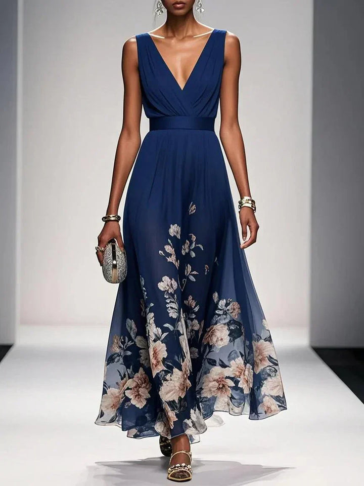 Abito Sposa Stampa Floreale Linea Romantica Dettaglio Botanico