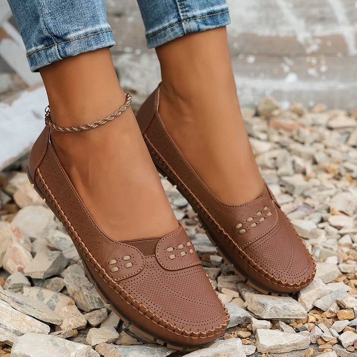 Mocassino Donna Ortopedico Supporto Arco Plantare Comodo