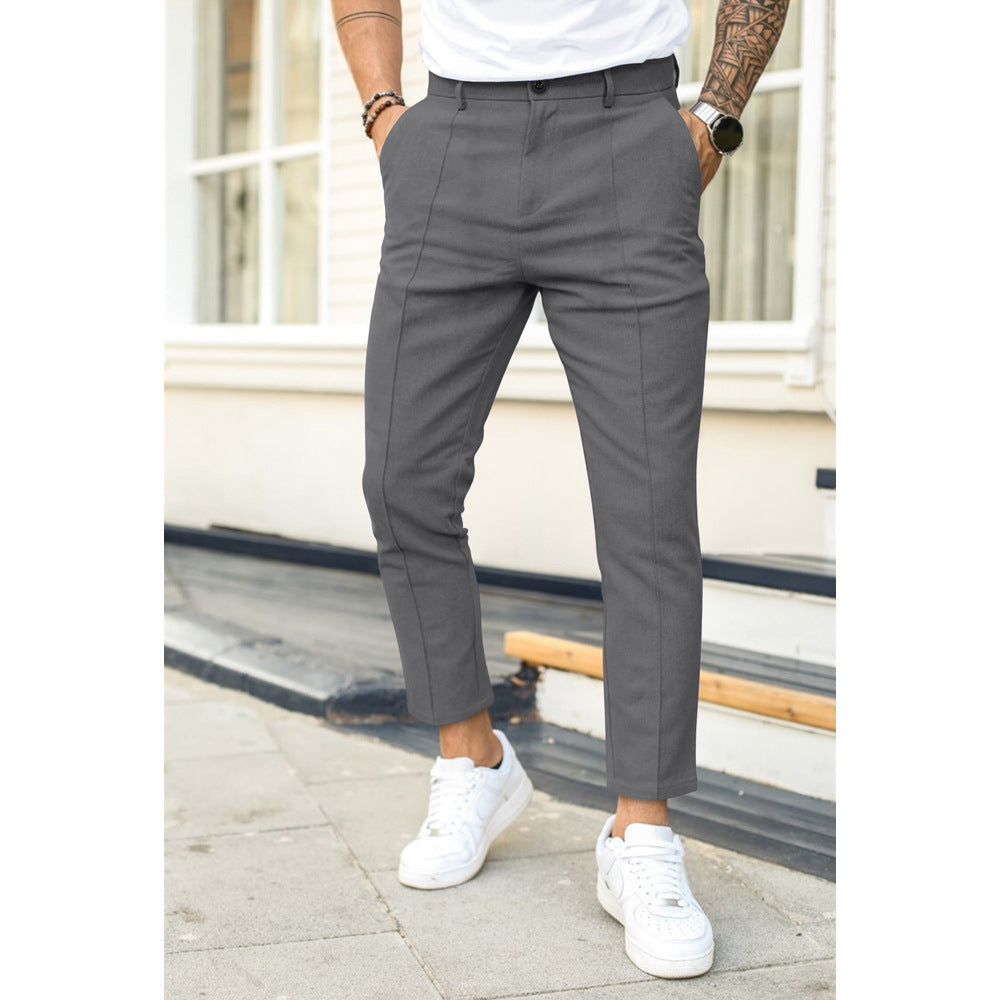 Pantaloni Uomo Eleganti Modern Fit Traspiranti Comfort - Vesarelli