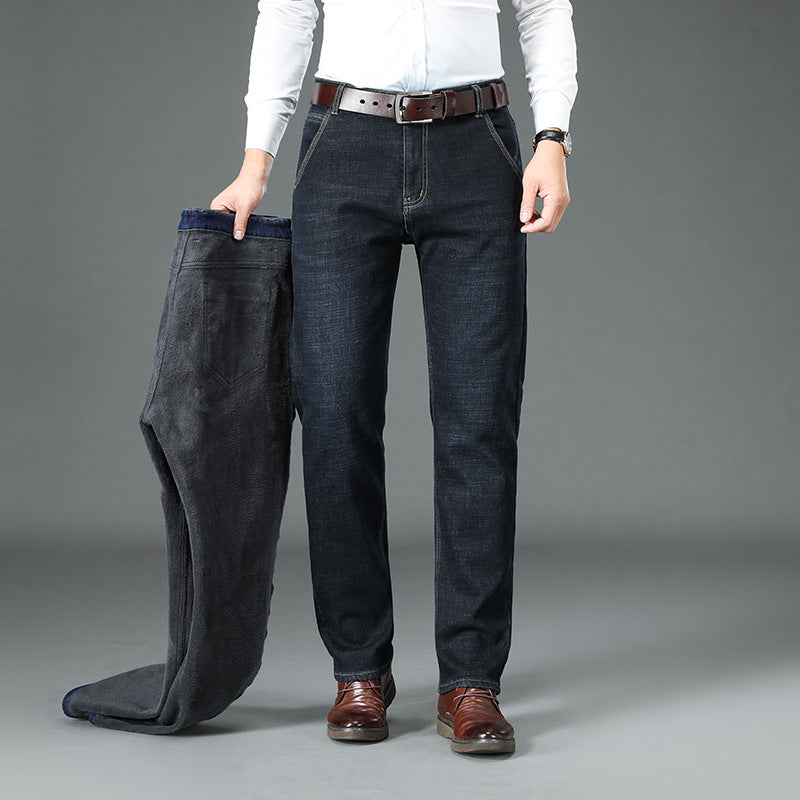 Jeans Uomo Foderati Lana Comfort