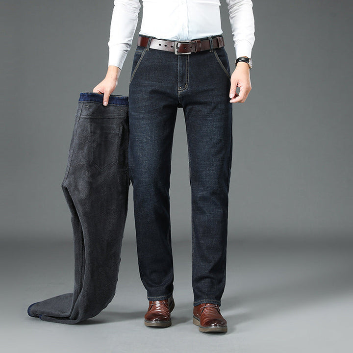 Jeans Uomo Foderati Lana Comfort