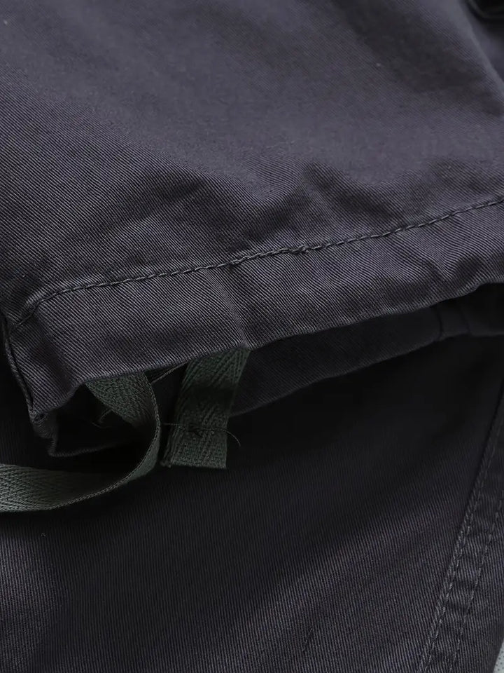 Pantaloni Cargo Uomo Cotone Comodi Vestibilità Regolare
