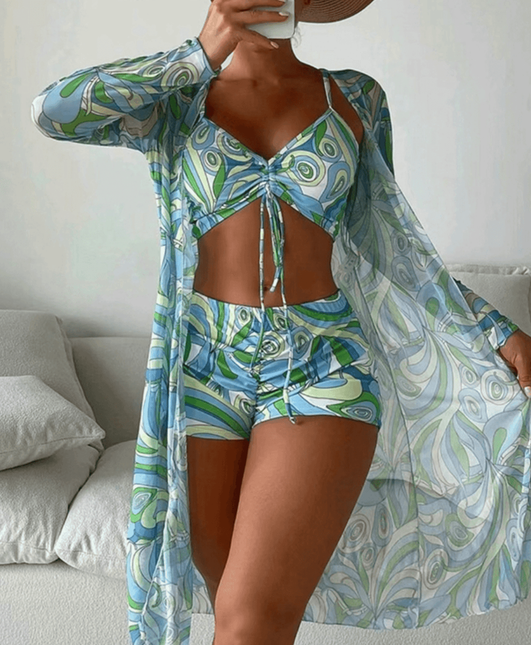 Completo Bikini Donna Estivo Due Pezzi Elegante - Vesarelli