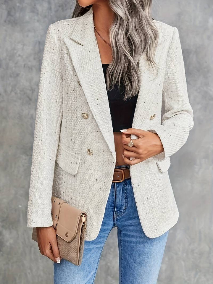 Blazer Donna Maniche Lunghe Colletto a Revers
